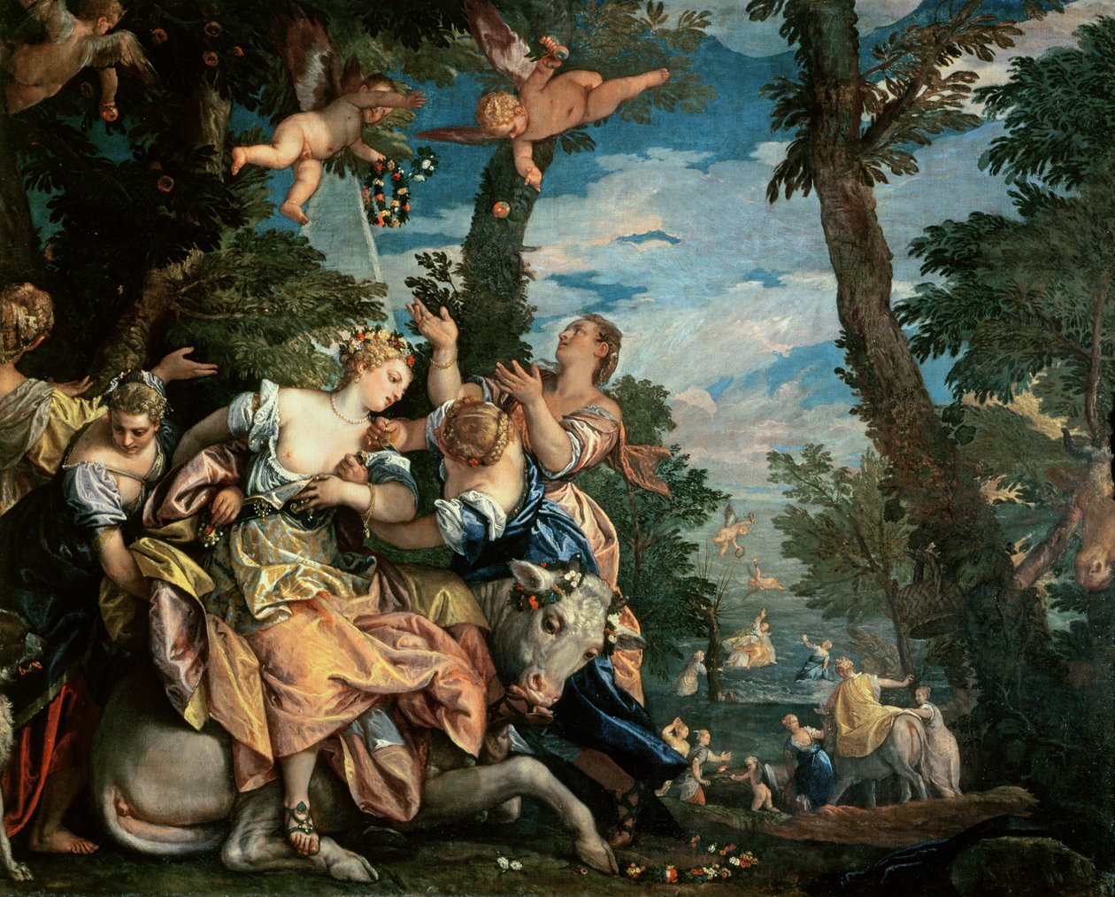 Europas voldtægt af Paolo Veronese