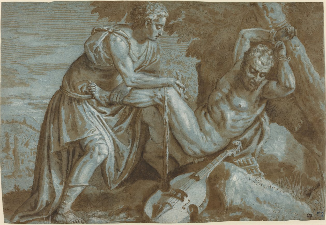 Apollo og Marsyas af Veronese