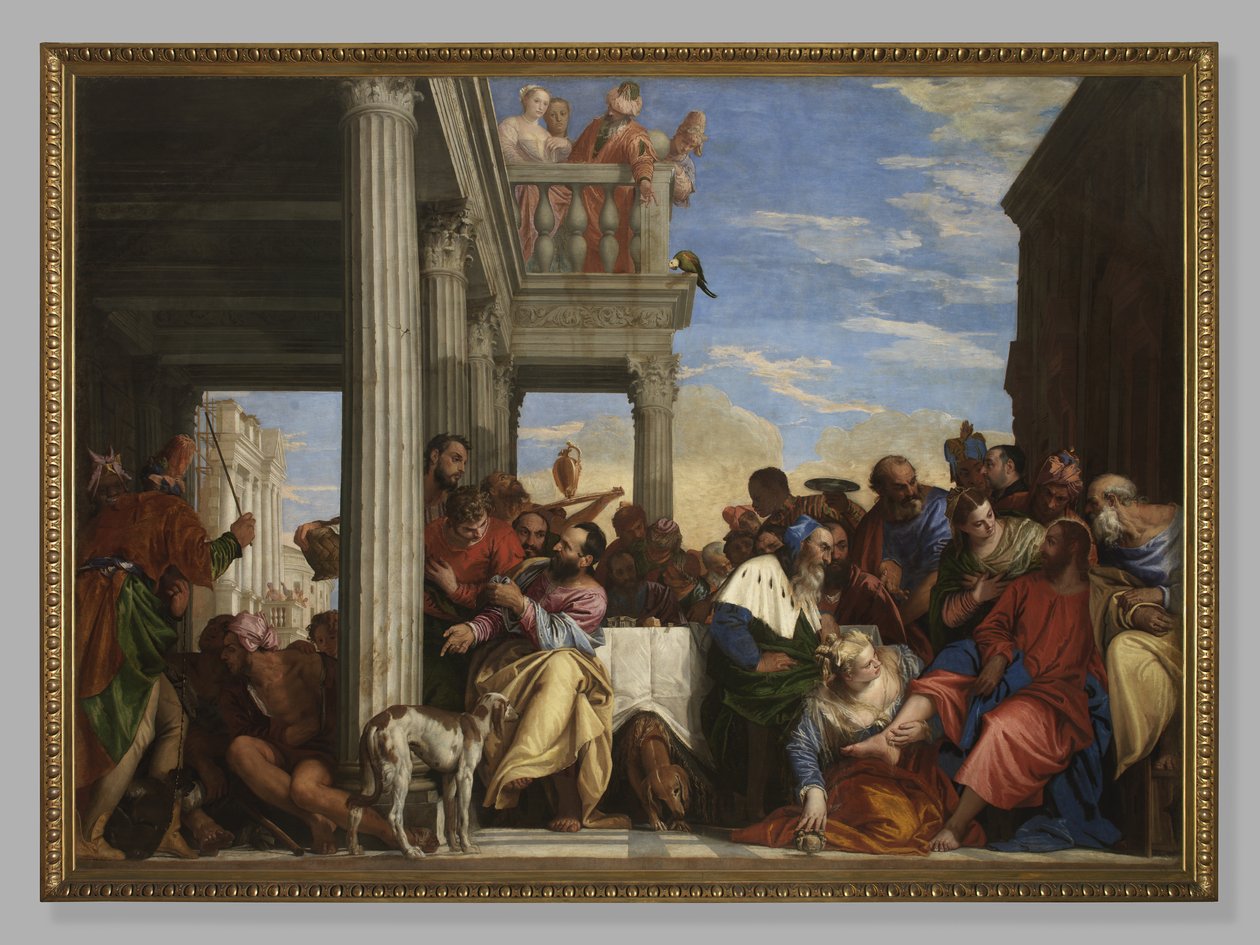 Middag i Simons Hus, 1555-56 af Veronese