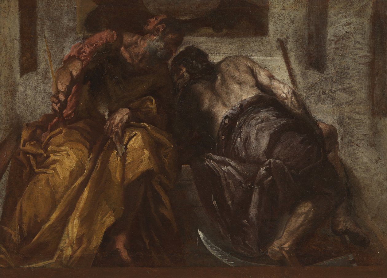 Janus og Saturn, ca. 1730-70 af Veronese