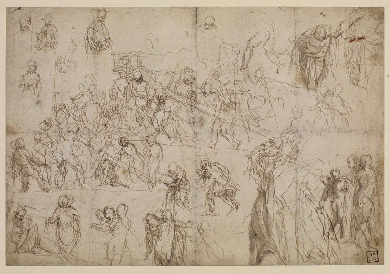 Studier til Kristus der bærer korset, 1571 ca af Veronese