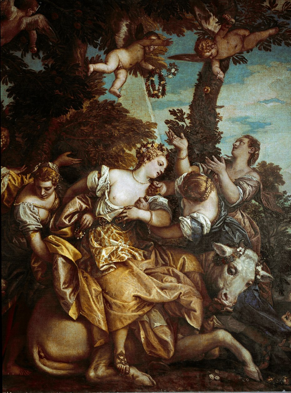 Kidnapningen af Europa. Maleri af Paolo Caliari Paolo Veronese af Veronese