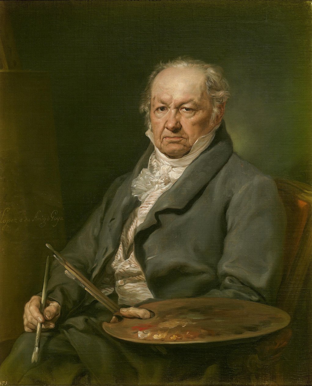 Francisco de Goya og Lucientes af Vicente Lopez y Portana