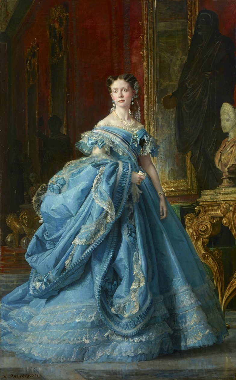 Infanta Isabel de Borbón y Borbón, datter af Isabel II af Vicente Palmaroli y Gónzalez
