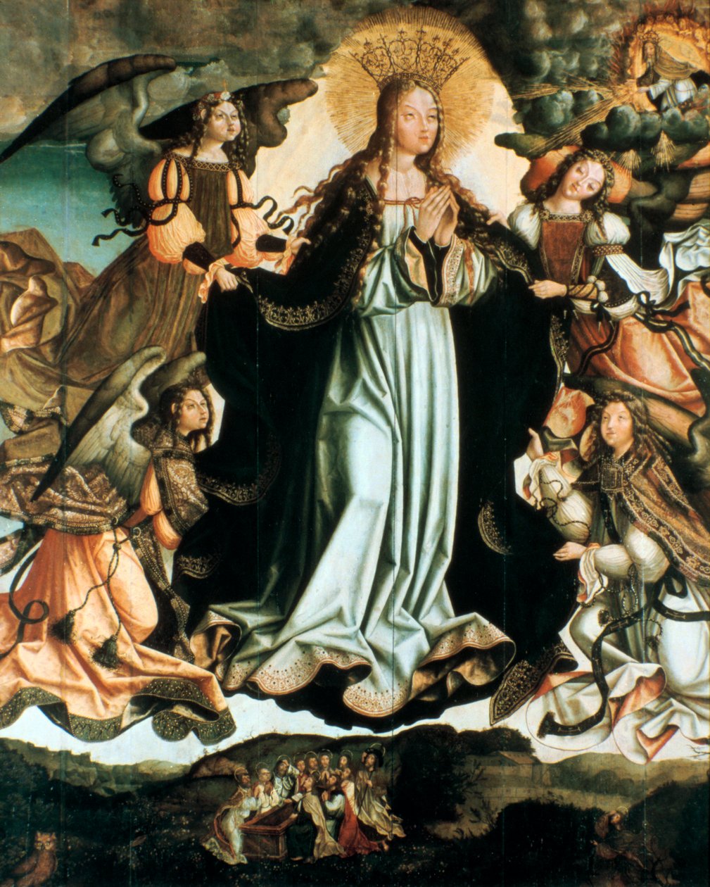 Jomfruens himmelfart, c1491-1518 af Vicente Gil