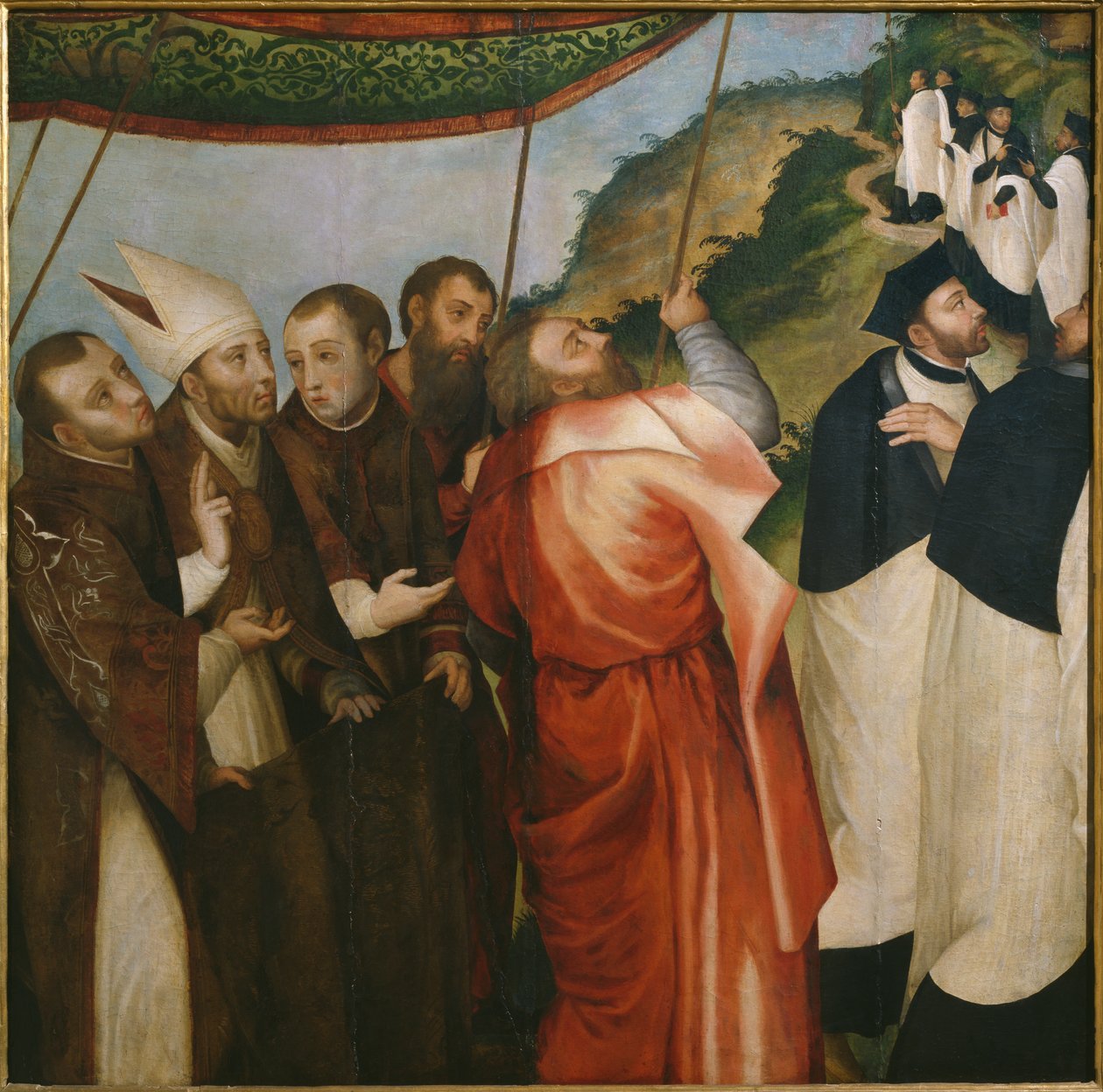 Procession til Mount Gargano af Vicente Juan Macip