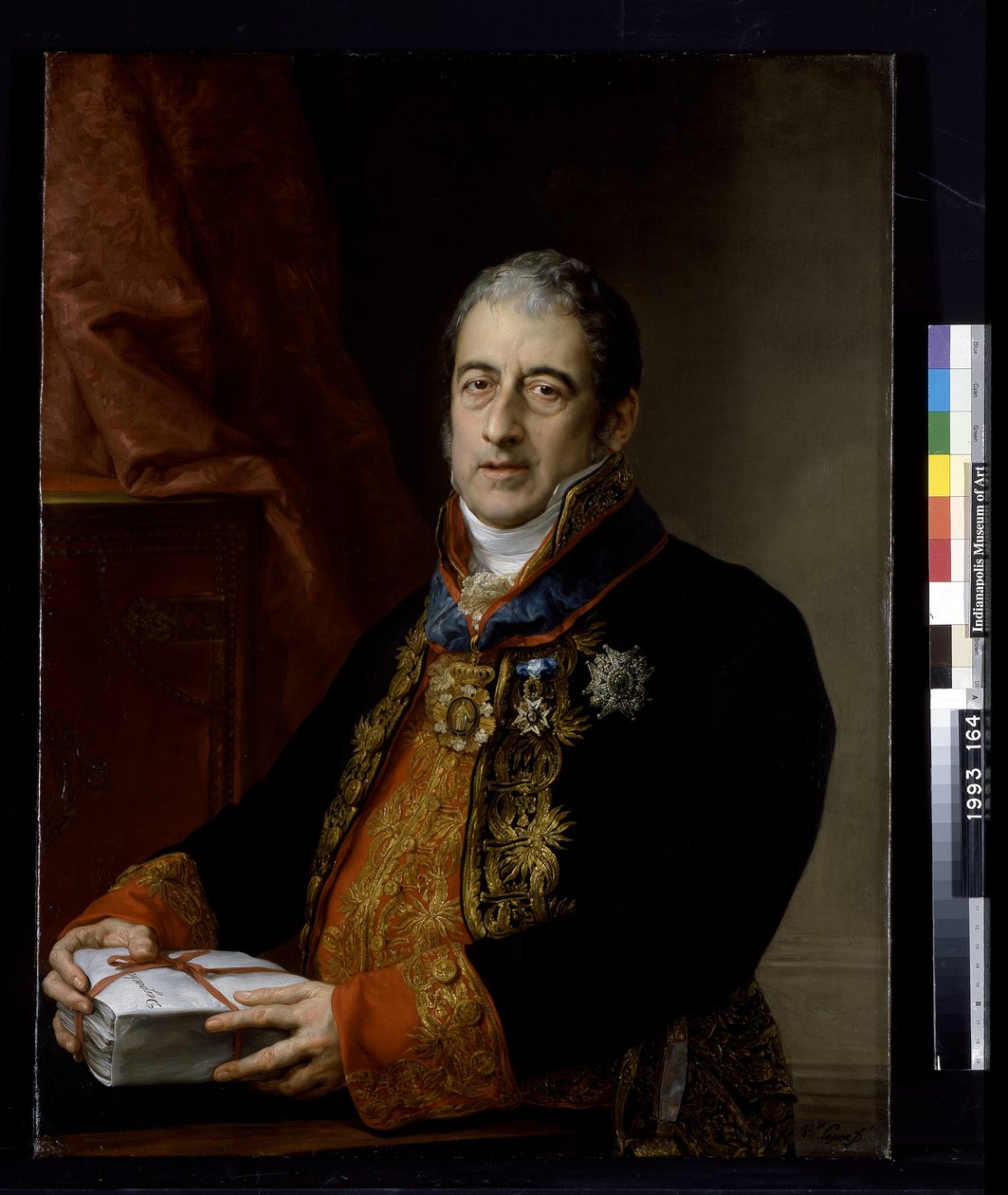 Portræt af Juan Miguel De Grijalba (olie på lærred) af Vicente Lopez y Portana