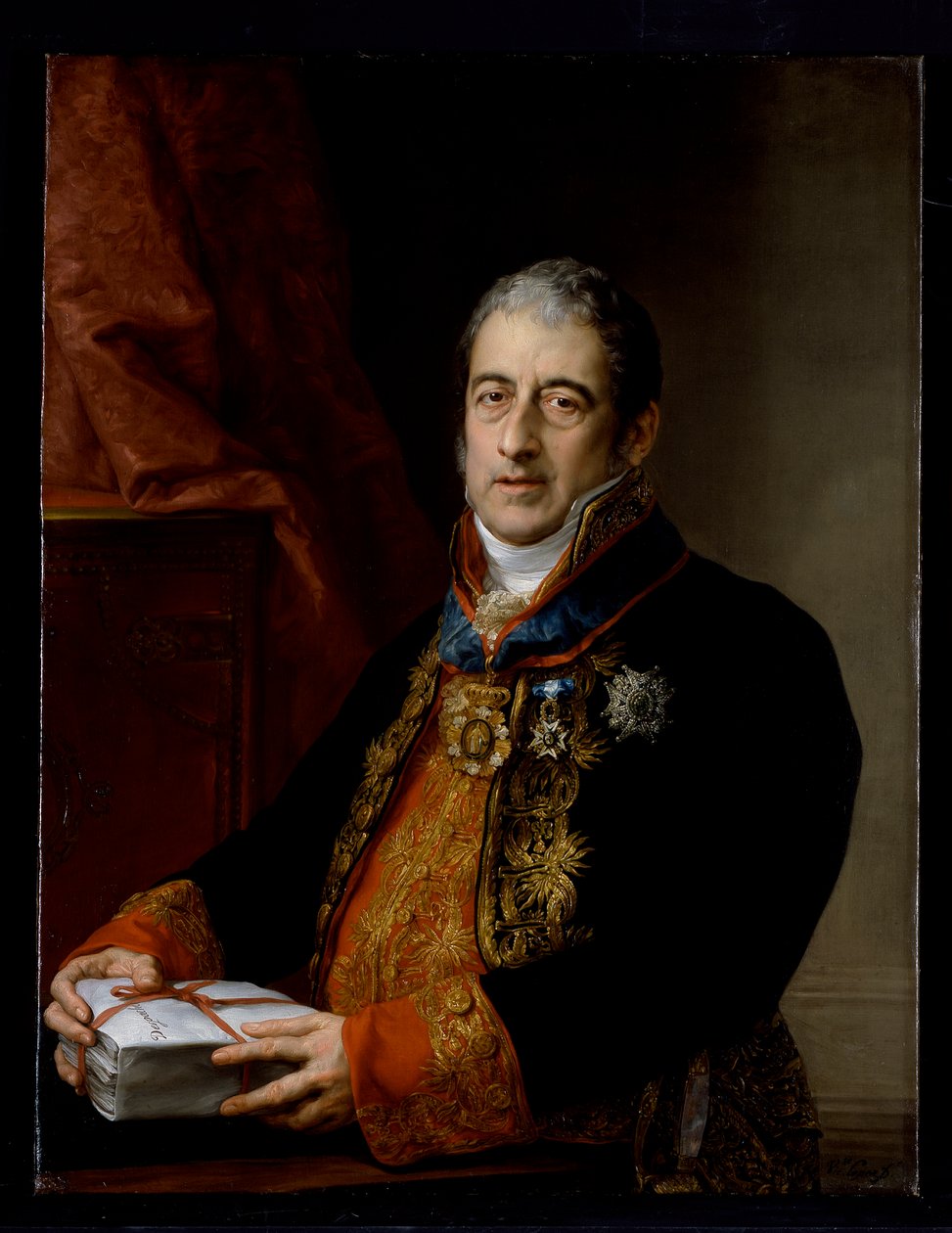 Portræt af Juan Miguel de Grigalba, ca. 1835 (olie på lærred) af Vicente Lopez y Portana