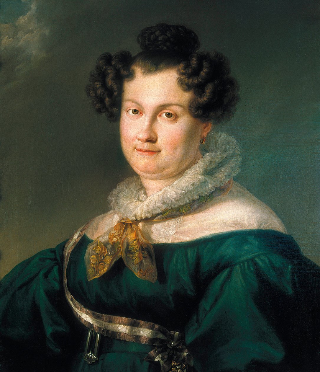 Portræt af Maria Cristina Ferdinand af Bourbon af Vicente Lopez y Portana