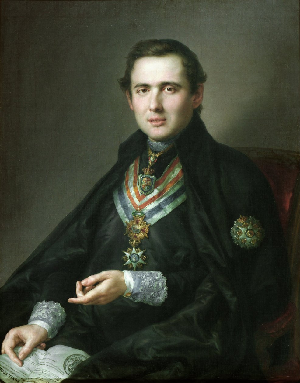 Juan Gutiérrez de León, præsten Leon af Vicente López Portaña