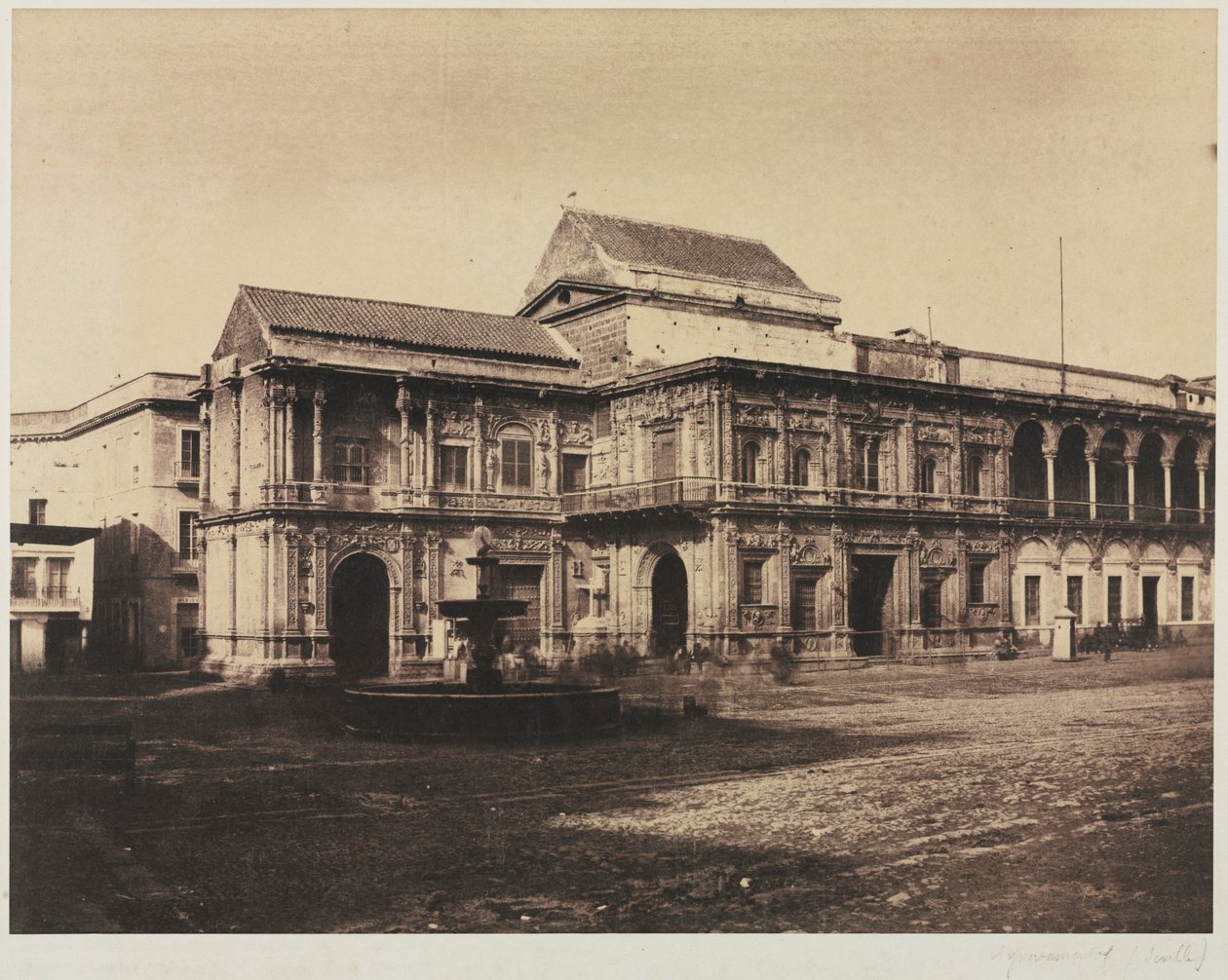 Rådhus, Sevilla, 1853. af Vicomte Joseph Vigier