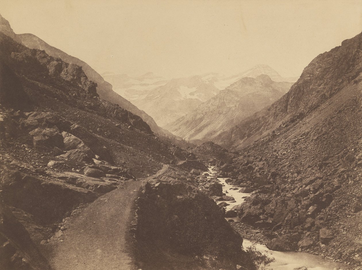 Kaosdalen nær Gavarnie (Chaos near de gavarnie). af Vicomte Joseph de Vigier