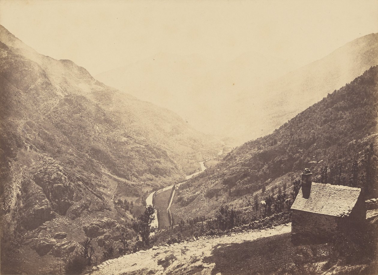 [Landskab i dalen] af Vicomte Joseph de Vigier