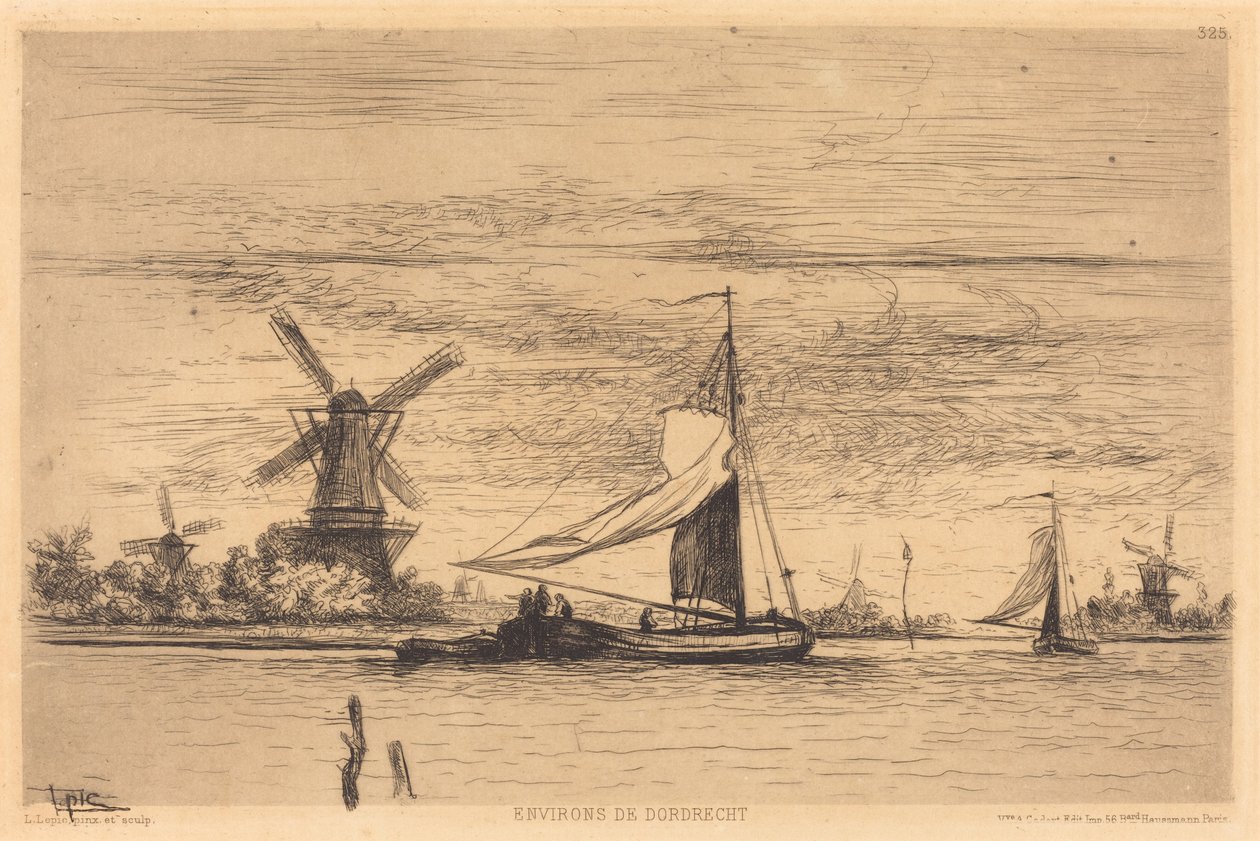 Dordrechts omgivelser af Vicomte Ludovic Lepic