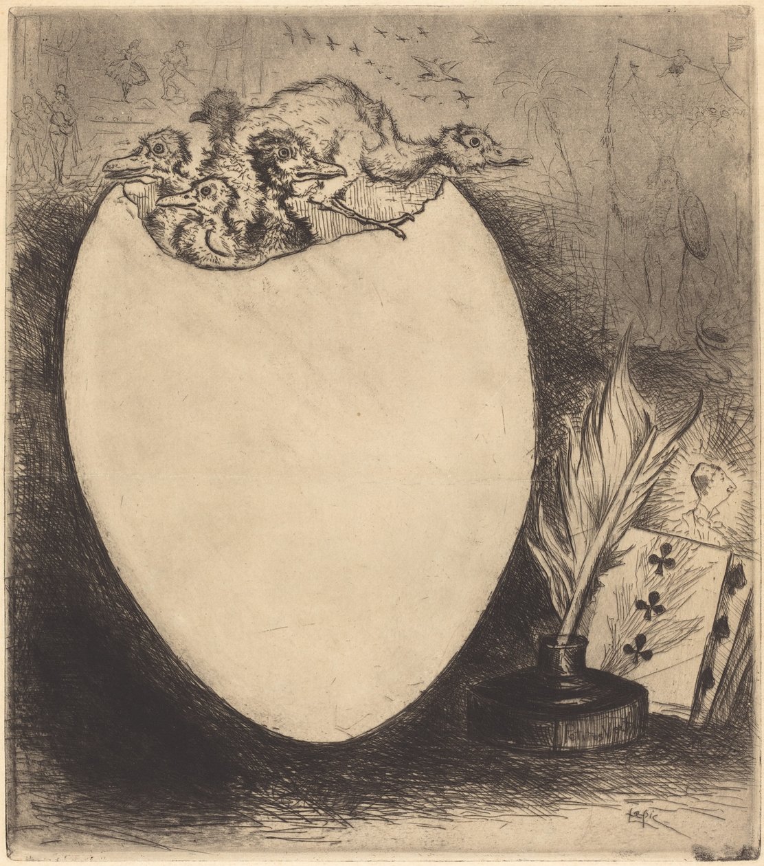 påskeæg af Vicomte Ludovic Lepic