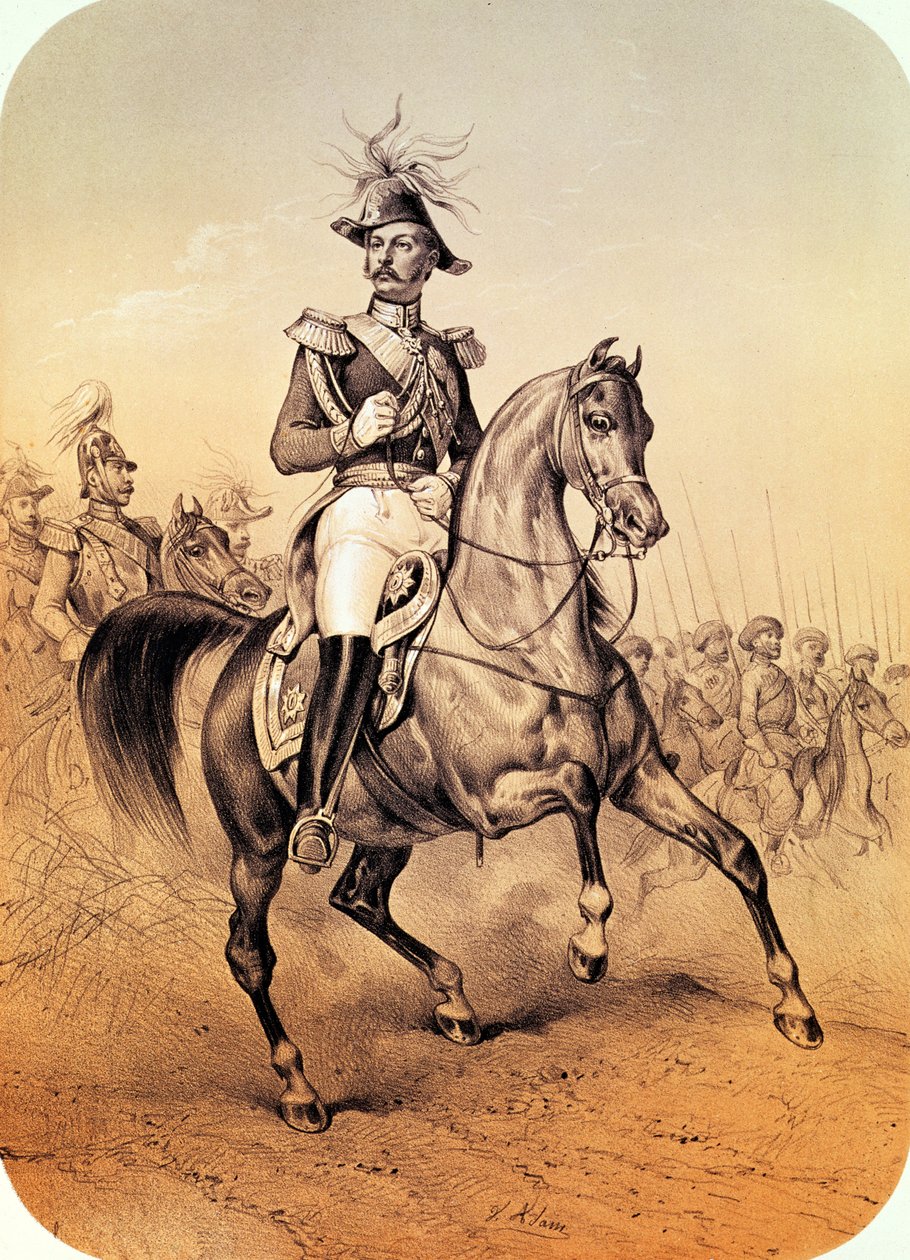 Alexander II (1818-81) zar af Rusland af Victor Adam