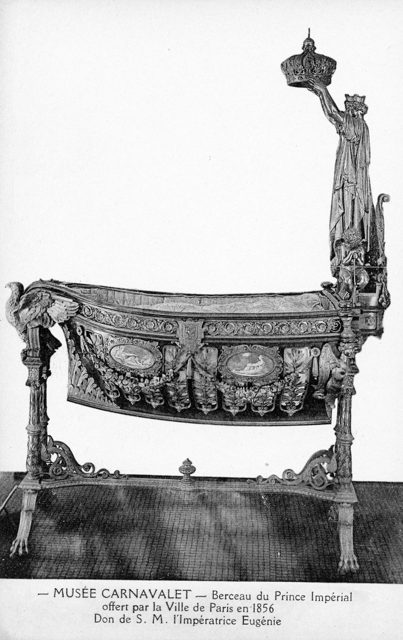 Babyseng af Prince Imperial, givet af byen Paris til kejserinde Eugénie i 1856 af Victor Baltard