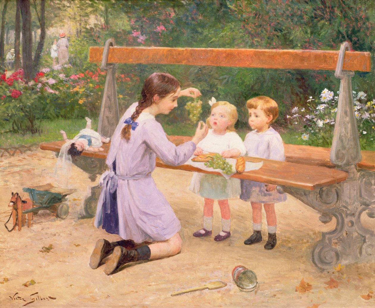 Druesmagning af Victor Gabriel Gilbert