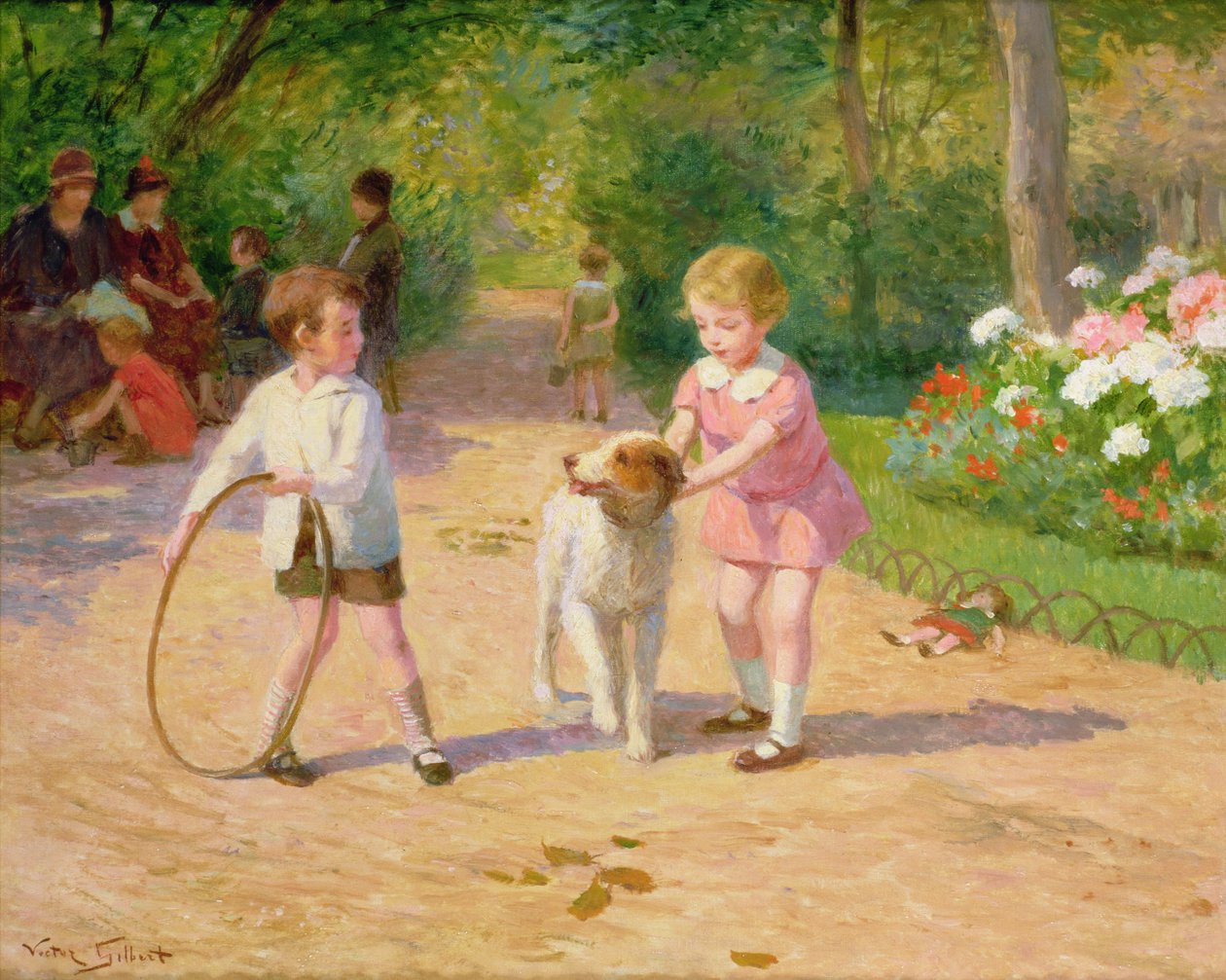 Leg med kurven af Victor Gabriel Gilbert