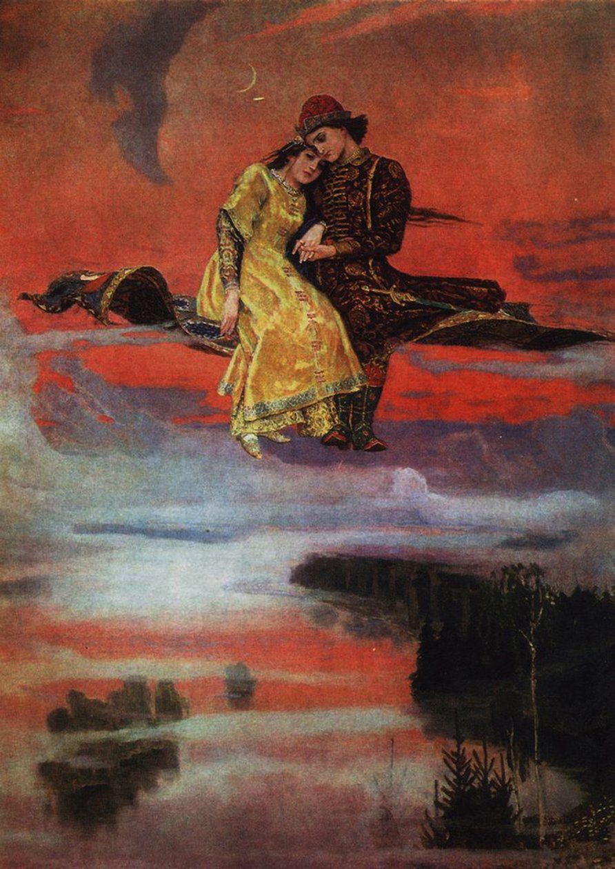Flyvende Tæppe, 1919-20 af Victor Mikhailovich Vasnetsov