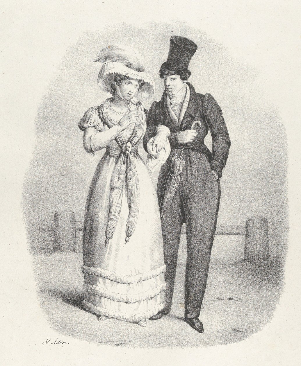 Kap. V: Hun er en ærlig kvinde Hun er en ærlig kvinde, 1824. af Victor Adam