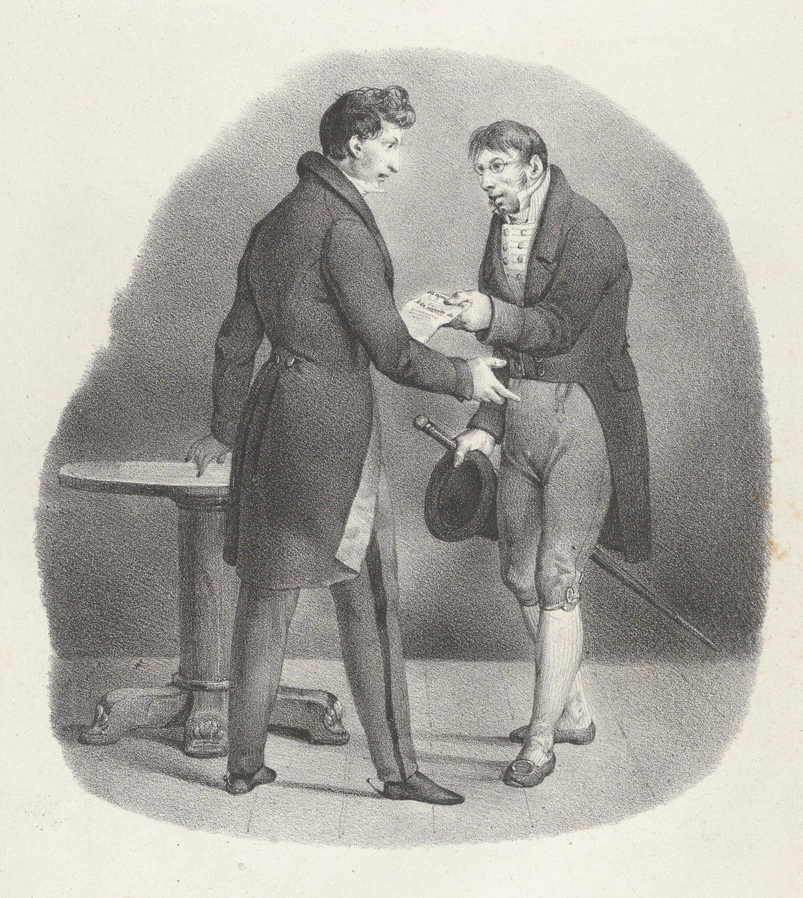 Kap. XII: Jeg vidste det, jeg tænkte så meget, 1824. af Victor Adam