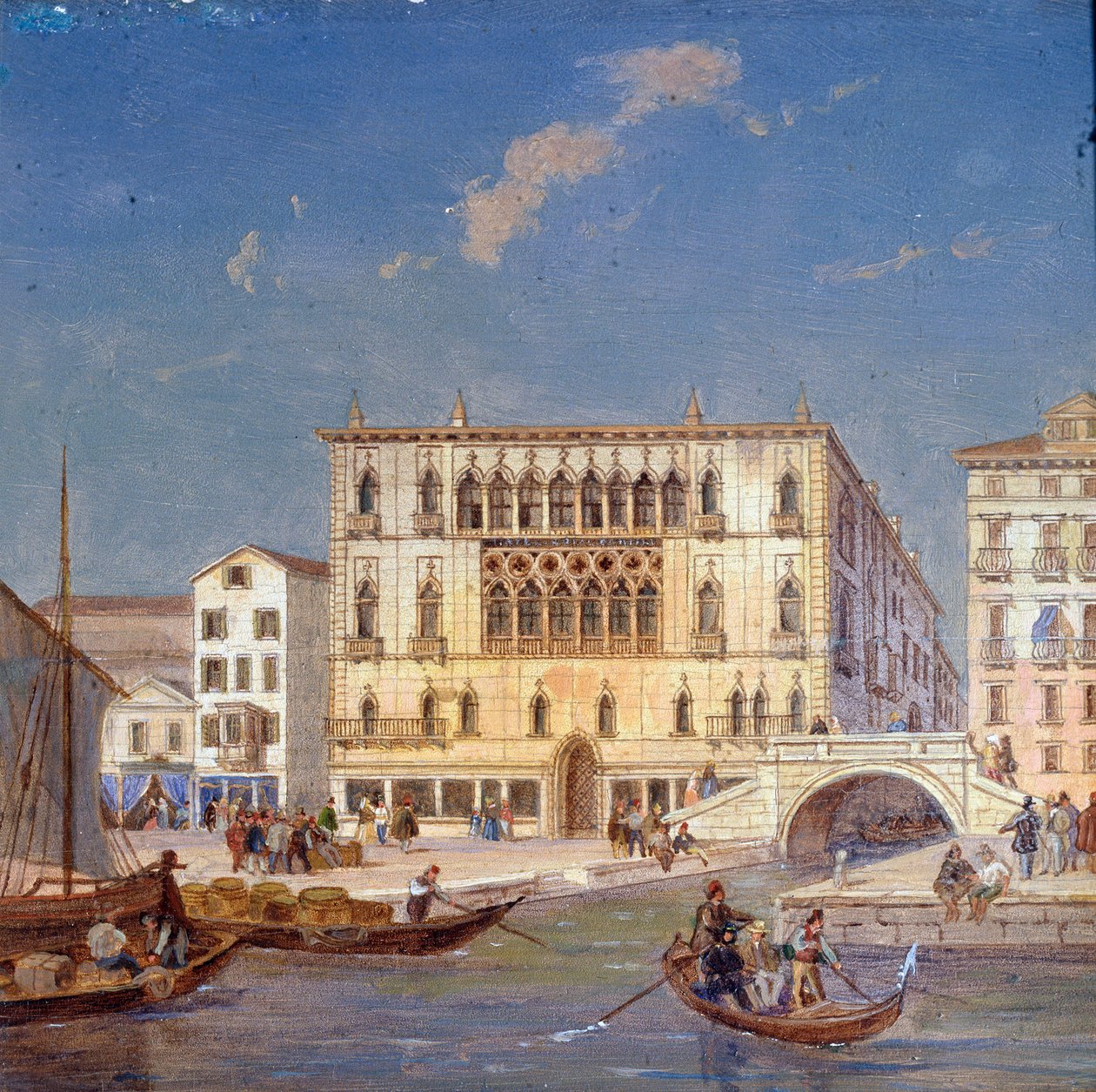 Palazzo Bernardo, 1800-tallet af Victor Adam