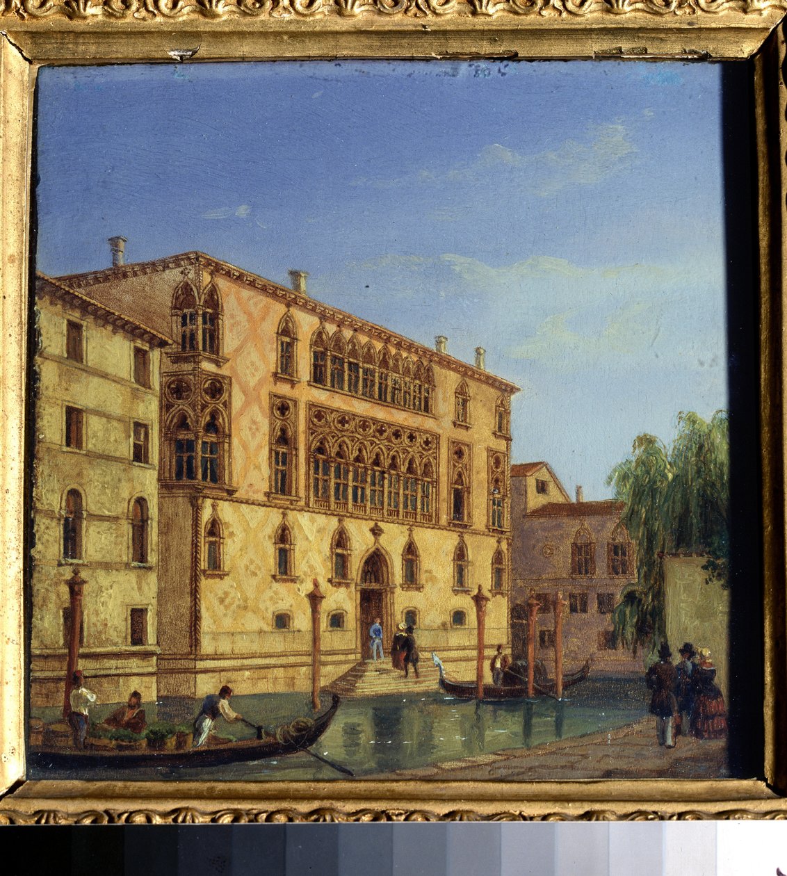 ""Vue de Venise: le palais Giovanelli"" (Udsigt over Venedig. Palazzo Giovanelli) Maleri af Jean-Victor (Jean Victor) Vincent Adam (1801-1867) Statens kunstmuseum fra det 19. århundrede, Tula, Rusland af Victor Adam