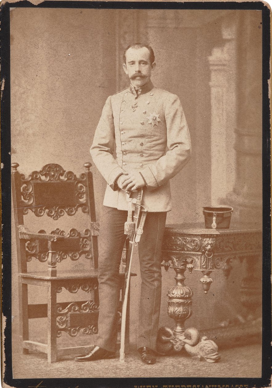 Rudolf, kronprins af Østrig 1858-1889, 1888. af Victor Angerer