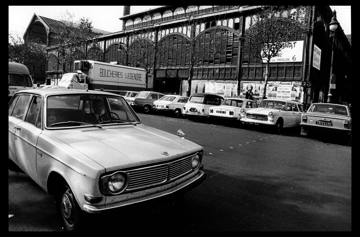 Les halles de Paris lige før nedrivningen af august 1971 (s/h foto) af Victor Baltard