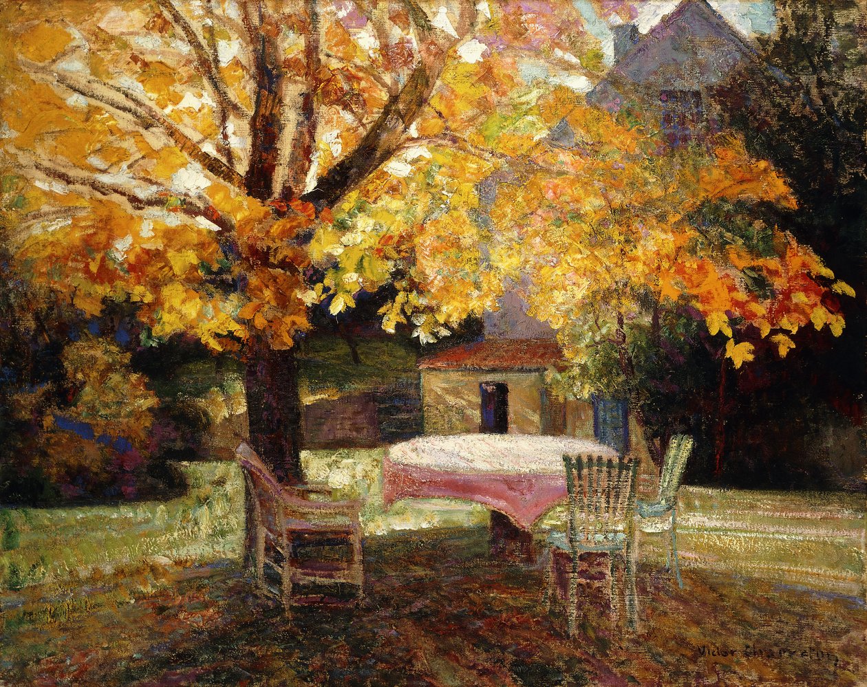 Terrassen, Efterår; Terrassen, efterår af Victor Charreton