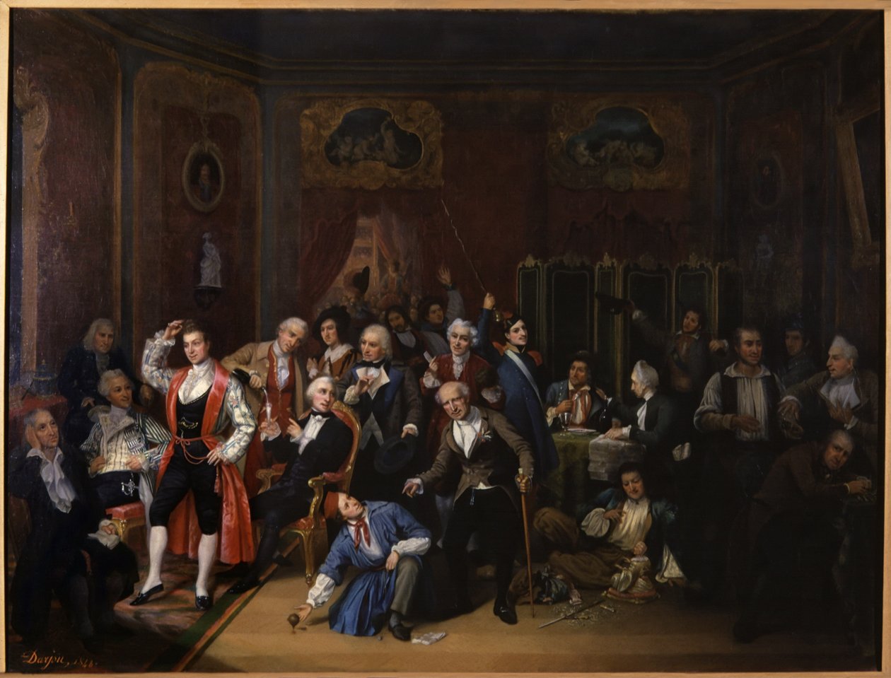 Hugues Bouffe i loungen i Theatre des Varietes af Victor Darjou