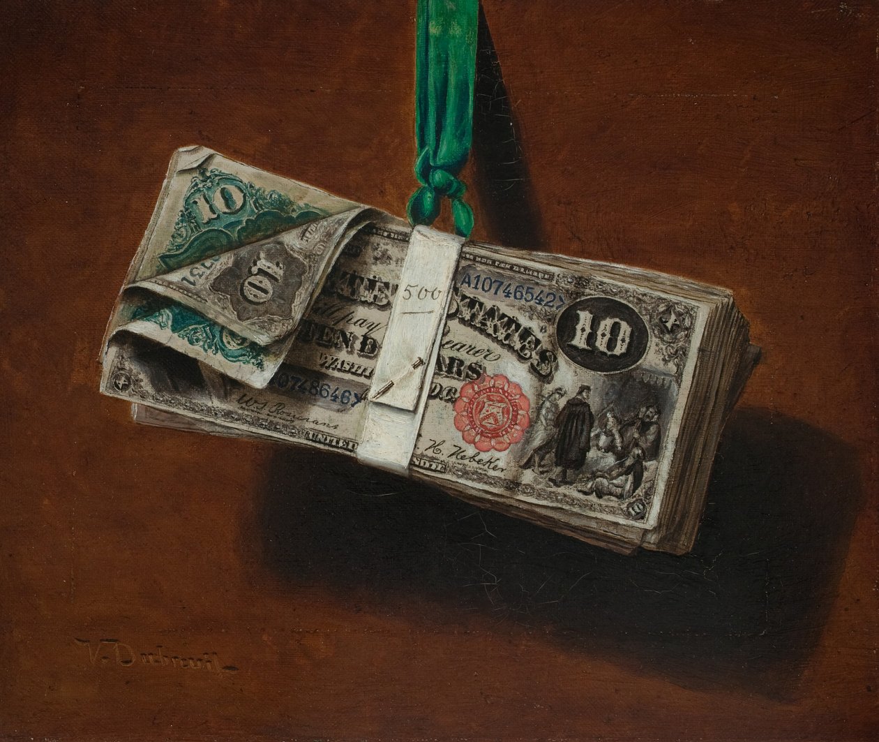 Take One, Purse for the Sprinters, ca. 1886 (olie på lærred) af Victor Dubreuil