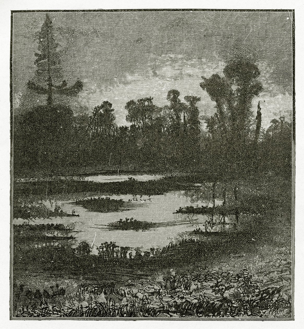 Les Chants du Crépuscule, 1800-tallet (bw-gravering) af Victor Hugo