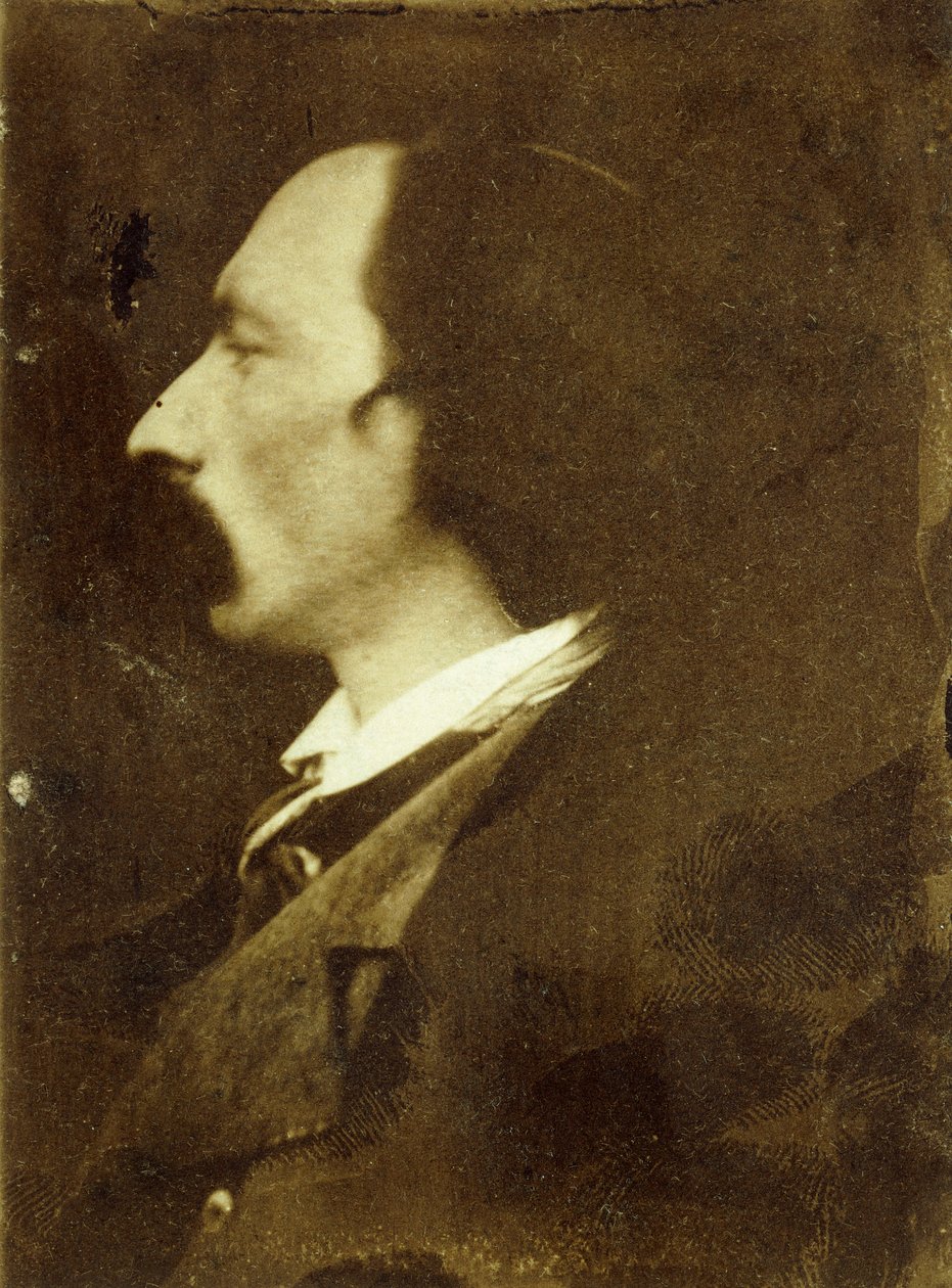 Portræt af Auguste Vacquerie af Victor Hugo