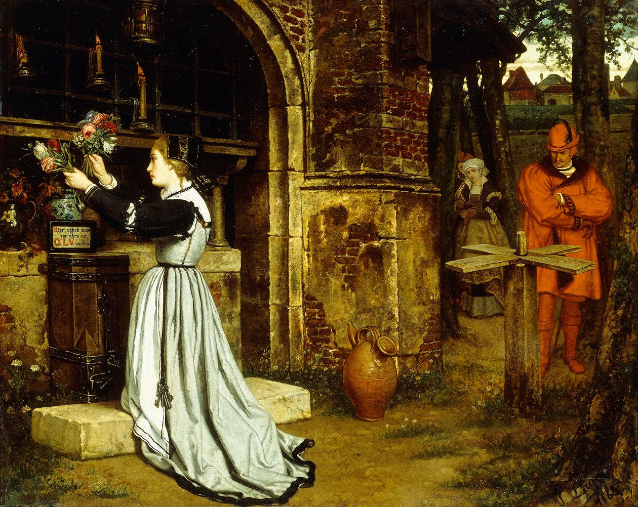 Faust og Marguerite, 1868 af Victor Lagye