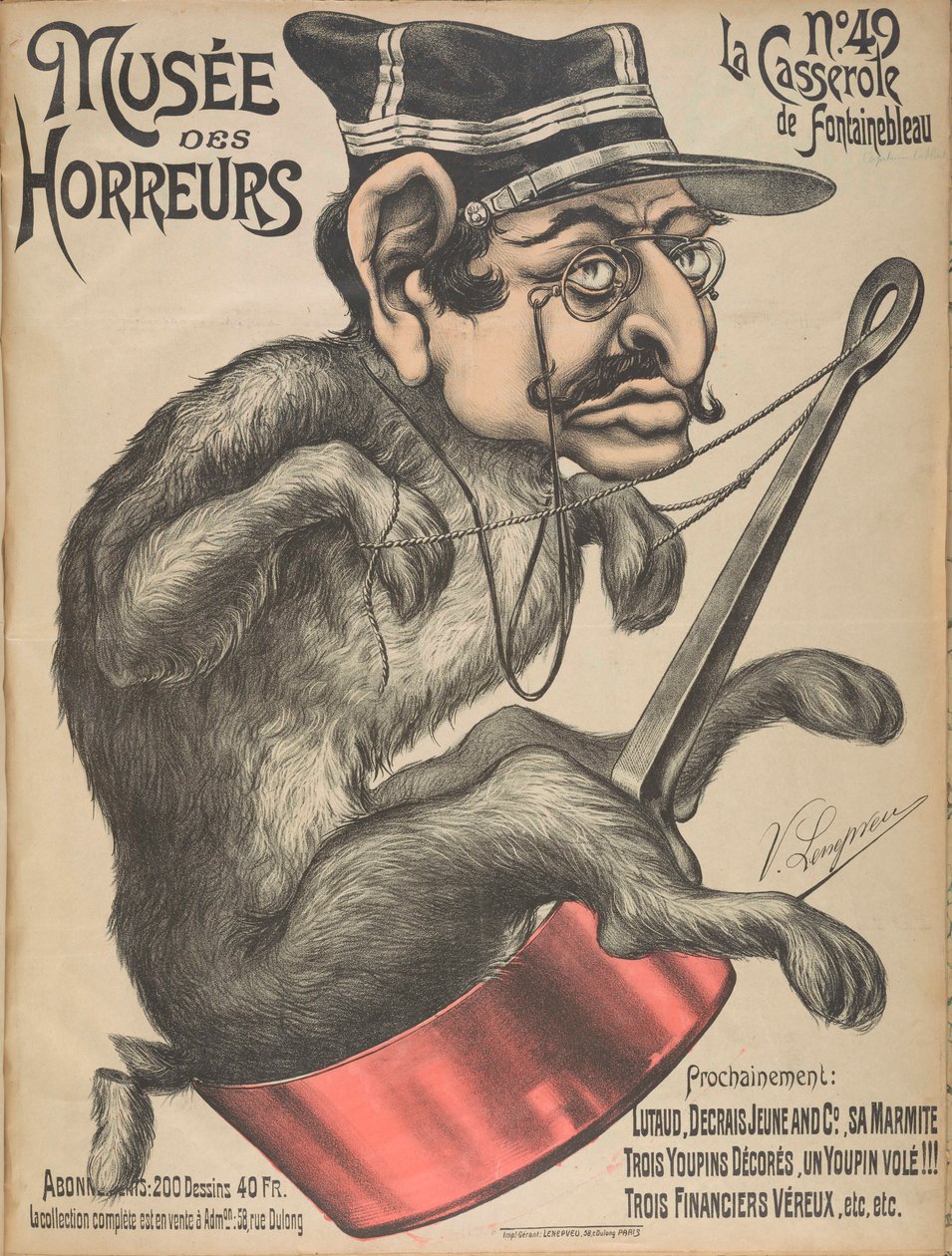 Museum of Horrors Gallery of Horrors: Alfred Dreyfus, 1900. af Victor Lenepveu