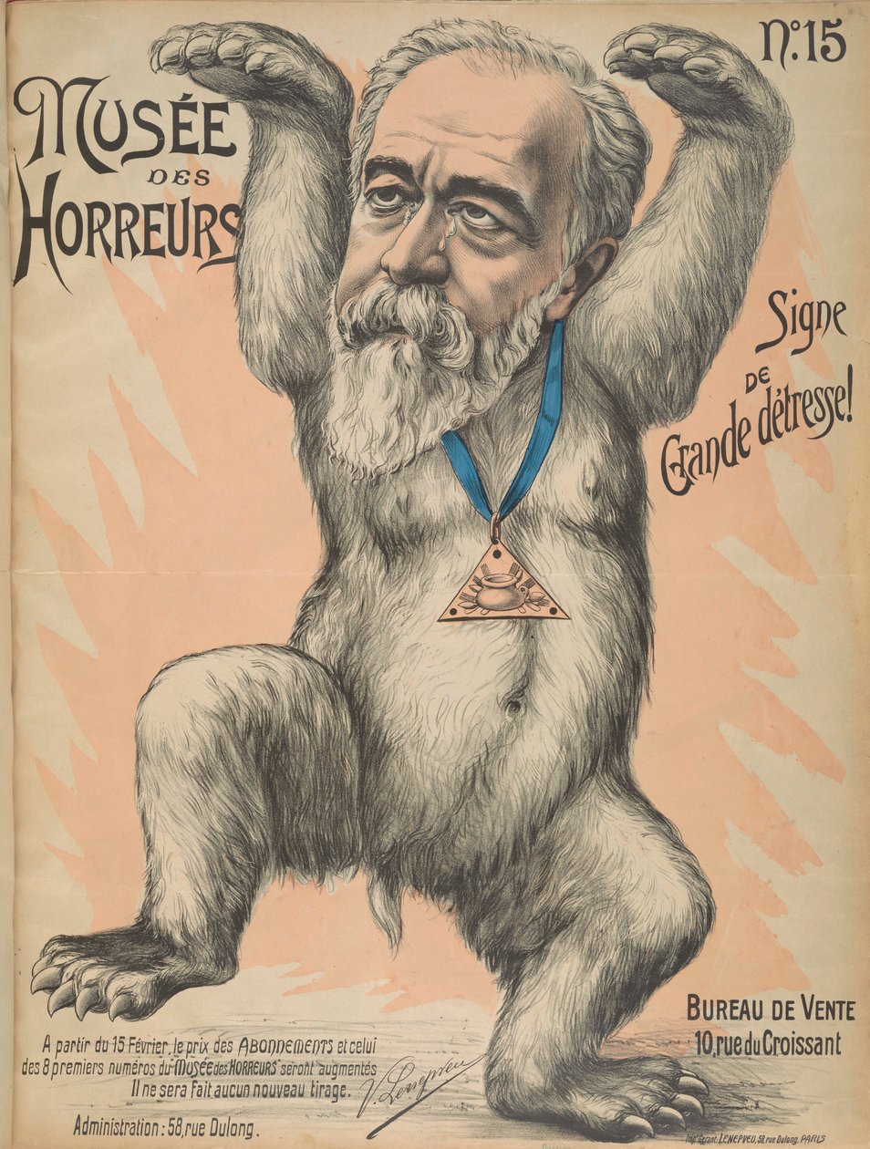 Museum of Horrors Gallery of Horrors: Henri Brisson, 1899. af Victor Lenepveu