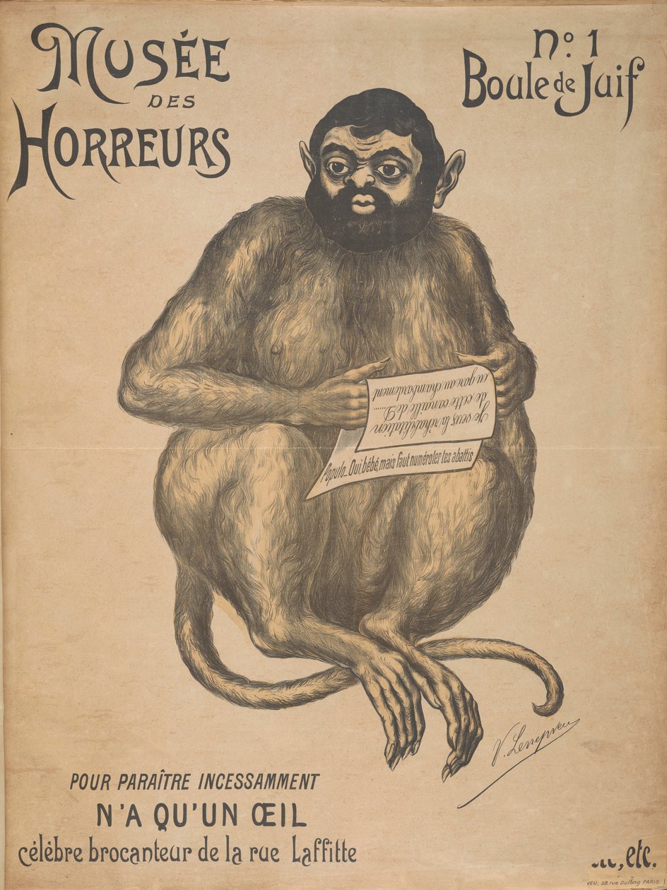 Museum of Horrors Gallery of Horrors: Joseph Reinach, 1899. af Victor Lenepveu