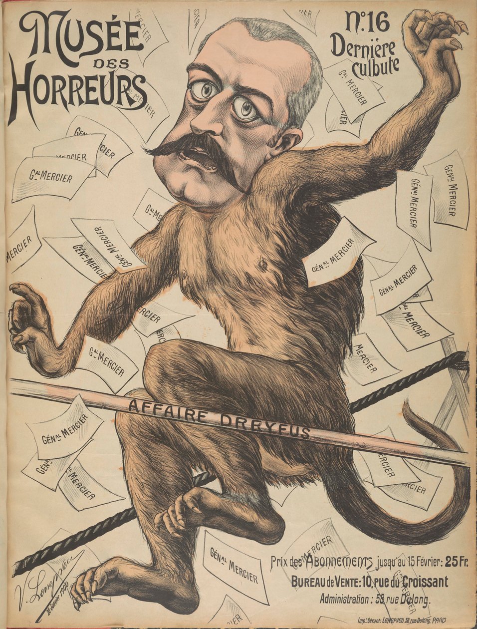 Museum of Horrors Gallery of Horrors: Pierre Waldeck-Rousseau, 1899. af Victor Lenepveu
