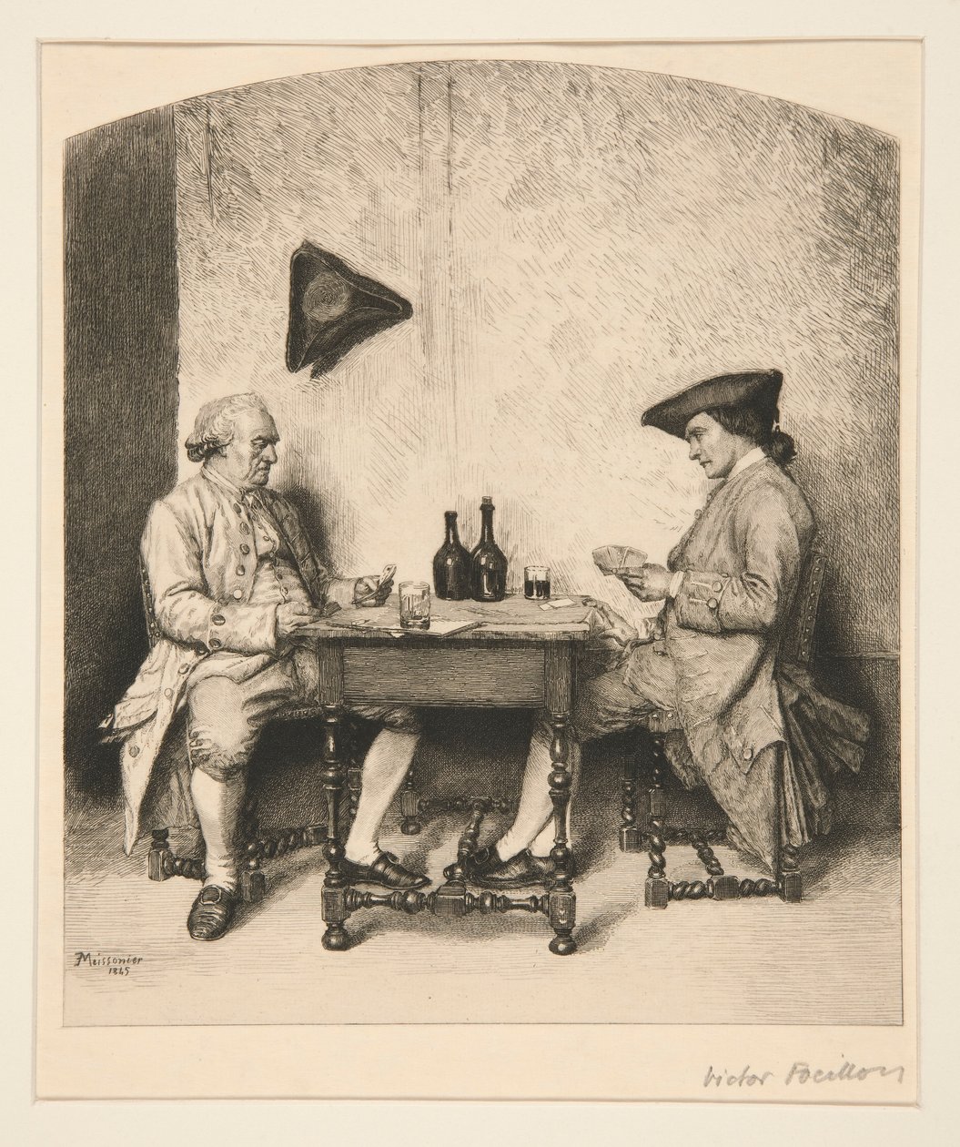 Et spil kort af Victor Louis Focillon