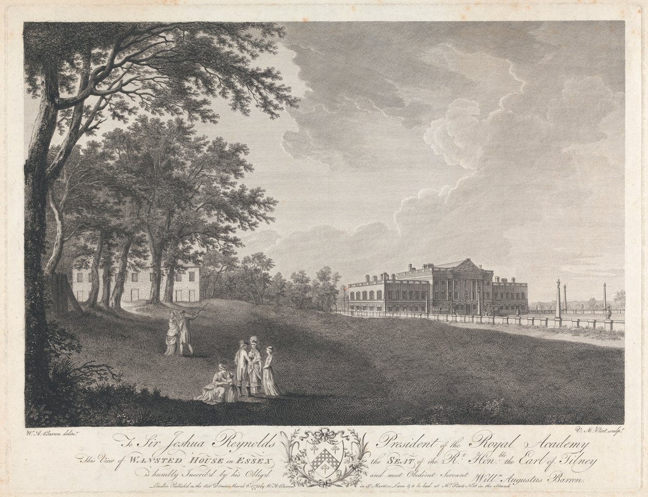 Wanstead House i Essex af Victor Marie Picot