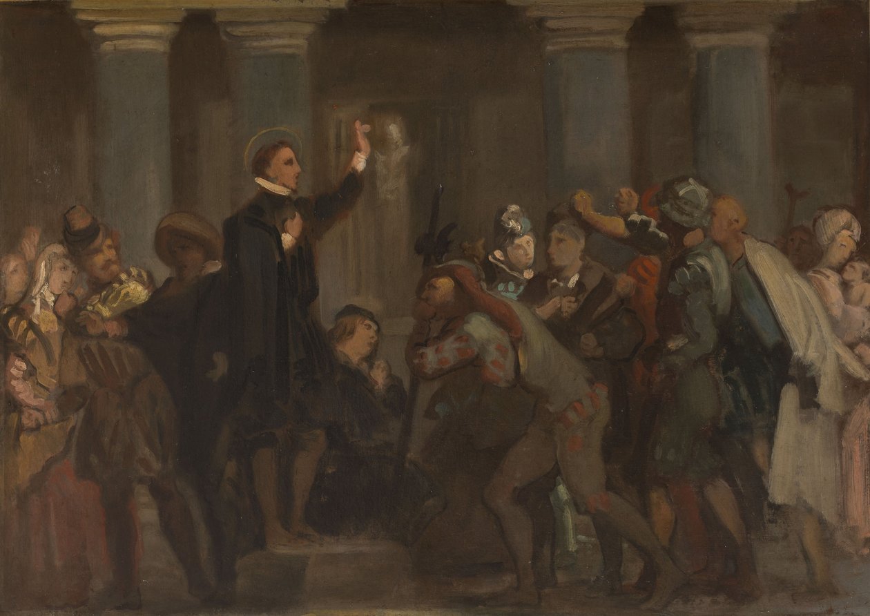 Skitse til Saint-Séverin-kirken: L