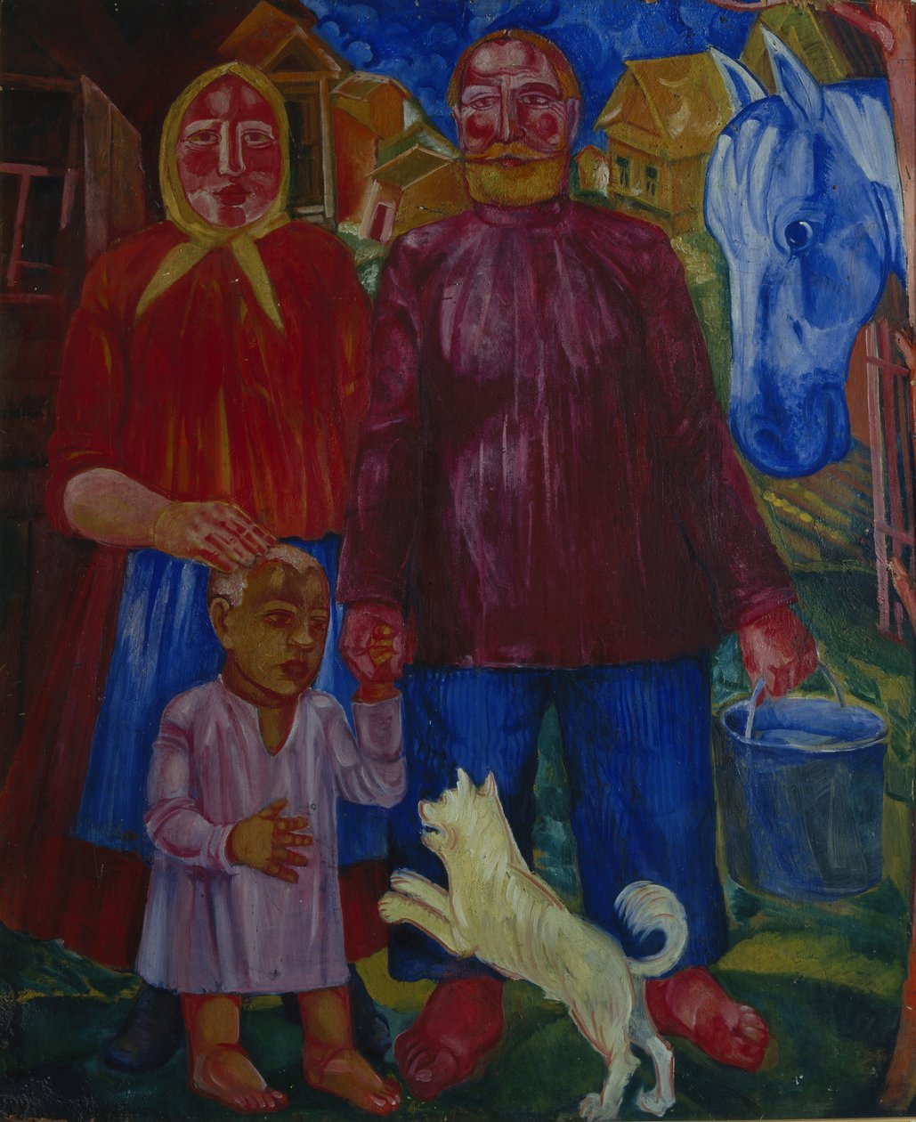 Serednyaks familie, 1929 af Victor Nikandrovich Palmov