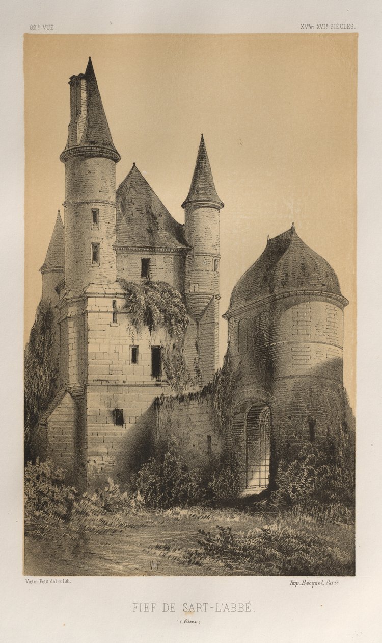 ...pl. 82, Len i Sart-lAbbé Aisne, 1860. af Victor Petit