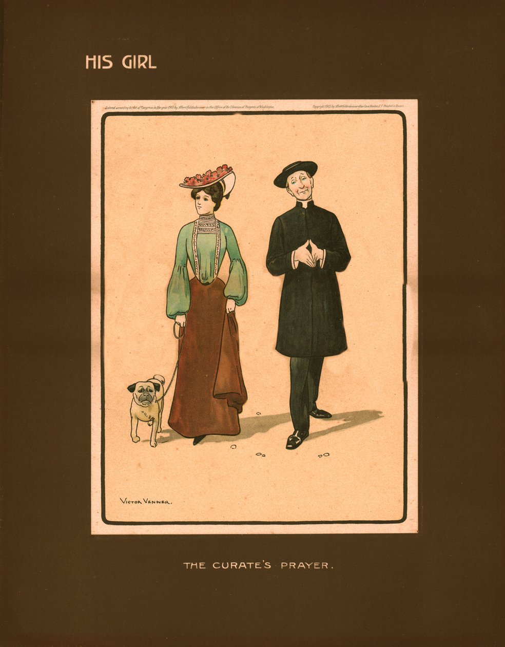 Hans Pige, Kuratens Bøn. af Victor Venner