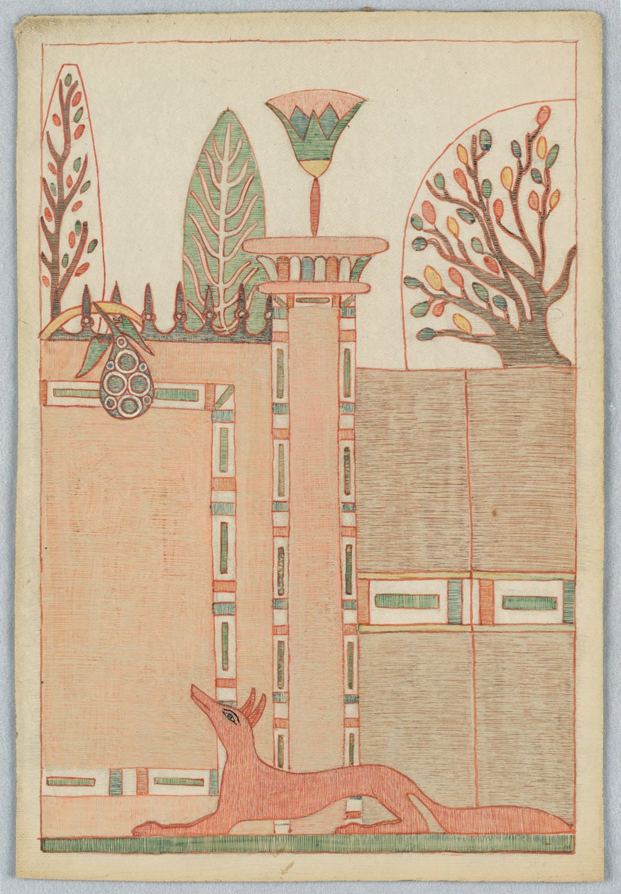 Ræven og druerne, Illustration til Æsops fabler af Victor Wilbour