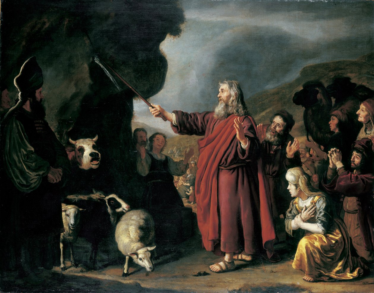 Moses slår klippen af Victors