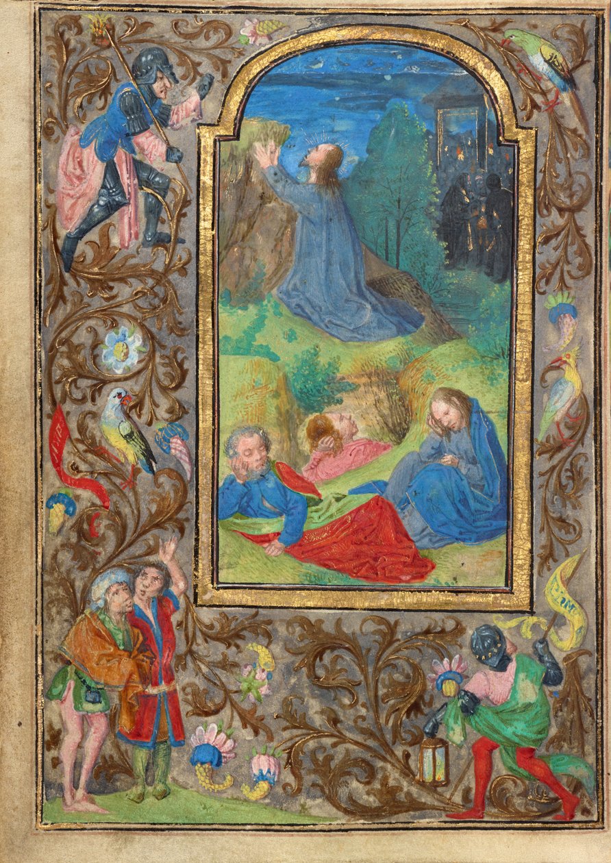 Smerten i haven af Vienna Master of Mary of Burgundy