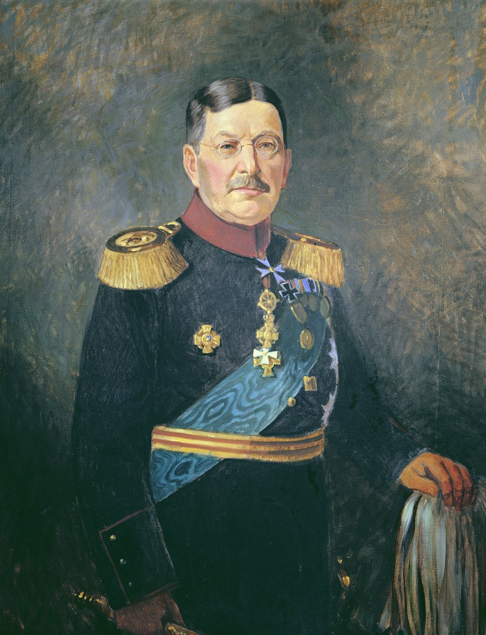 General Colmar Freiherr von der Goltz, ca. 1916 (olie på lærred) af Vienna Nedomansky Studio